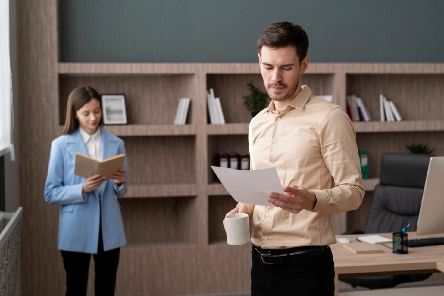 Financial documents and analysis workspace